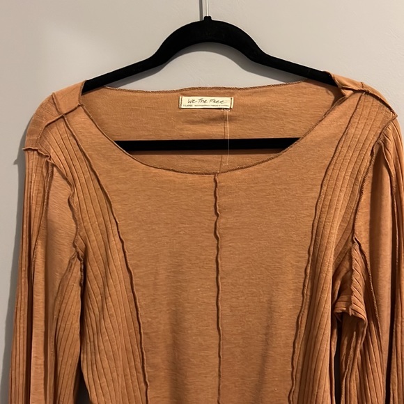 NWOTS FREE PEOPLE FLARED SLEEVE TEE (XL) - Picture 8 of 13